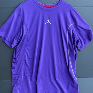 Jordan Purple Short Sleeve Tee with Jumpman Logo